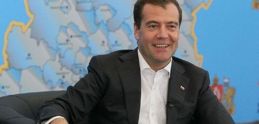 Ruský premiér Medveděv. 