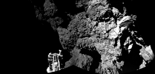 Modul Phillae poslal první fotku z komety. Na podrobnosti o jeho stavu ale stále čekáme.