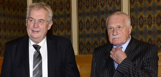 Miloš Zeman (vlevo) a Václav Klaus.
