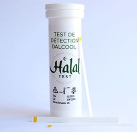 Test na alkohol- halal.