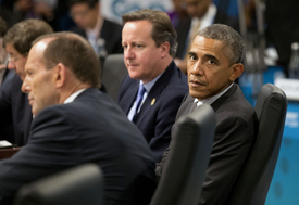 Obama a Cameron na summitu G20.
