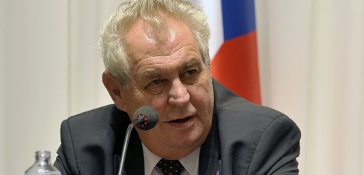 Prezident Miloš Zeman. 