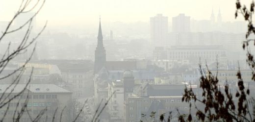 Ostrava ve smogu.