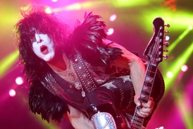 Rocková legenda Kiss na minulém koncertě v Praze.