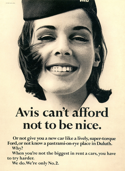 Reklama půjčovny aut Avis.