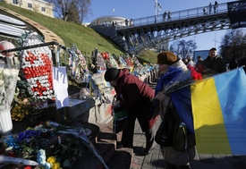 Vzpomínka na padlé z Majdanu.
