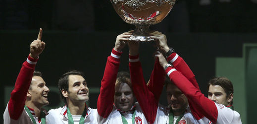 Švýcaři pro sebe získali historicky první Davisův pohár.