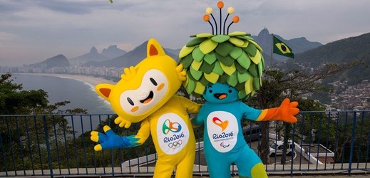 Maskoty olympijských a paralympijských her v Riu de Janeiro 2016 jsou žluté zvíře připomínající kočku a modro-zelený tvor s listy místo vlasů.