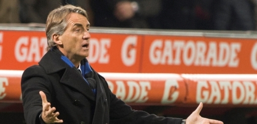 Trenér Interu Milán Roberto Mancini.