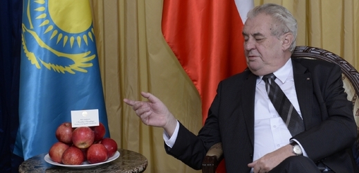 Miloš Zeman na státní návštěvě v Kazachstánu.