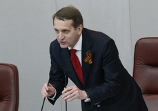 Šéf dolní komory ruského parlamentu Sergej Naryškin.