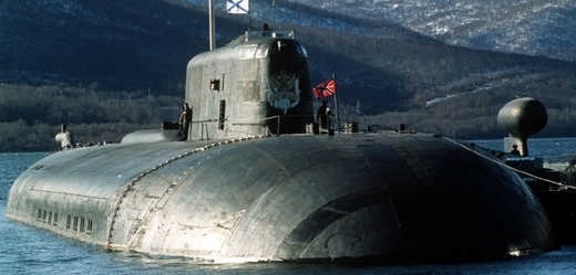 Ruská jaderná ponorka Kursk, která se potopila v roce 1999.
