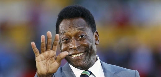 Legendární Pelé. 