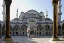 Modrá mešita v Istanbulu.