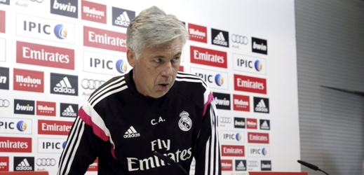Trenér Realu Madrid Carlo Ancelotii. 