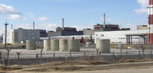 Záporožská jaderná elektrárna.