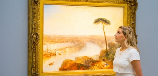 Turnerův obraz Rome from Mount Aventine.