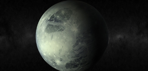 Ledová planetka Pluto (ilustrační foto).