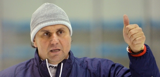 Trenér hokejové reprezentace Vladimír Růžička.