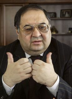 Nejbohatší Rus Ališer Usmanov.