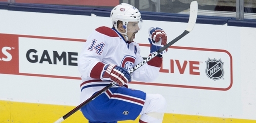 Tomáš Plekanec v dresu Montreal Canadiens.