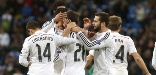 Radost fotbalistů Realu Madrid.