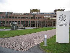 Budova Soudního dvora Evropské unie v Lucemburku.