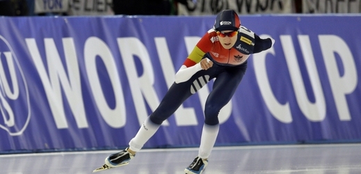 Martina Sáblíková vyhrála v Heerenveenu závod na 3000 metrů.