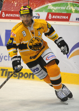 Druhý nejproduktivnější hokejista extraligy Martin Ručinský.
