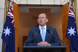 Australský premiér Tony Abbott.