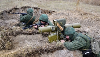 Cvičení ruské armády.