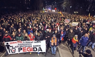 Demonstrace hnutí Pediga v Drážďanech jsou stále masovější.