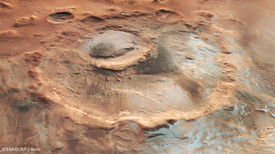 Snímek ze sondy Mars Express.