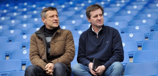 Noví trenéři Jiří Kotrba (vlevo) a Martin Csaplár.
