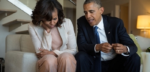 Prezident Barack Obama s manželkou Michele.