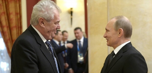 Miloš Zeman a Vladimír Putin.
