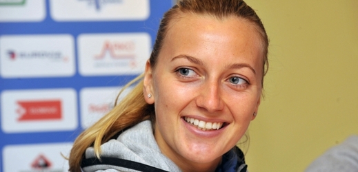 Usměvavá tenistka Petra Kvitová.