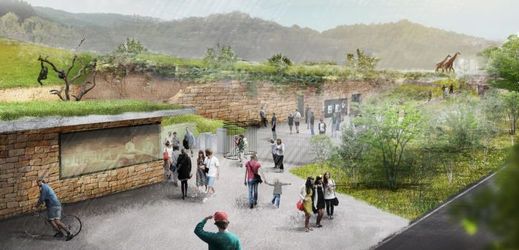 Nový pavilon goril vznikne v horní části zoo.