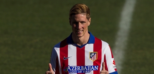 Fernando Torres v dresu Atlética Madrid.