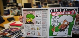 Podoba satirického týdeníku Charlie Hebdo.