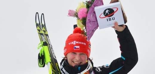 Veronika Vítková prožívá euforii z prvního individuálního vítězství v SP.