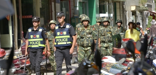 Čínská policie v Ujgurské autonomní oblasti Sin-ťiang zastřelila šest lidí (ilustrační foto).