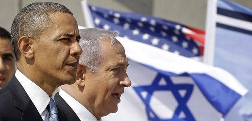 Americký prezident Barack Obama (vlevo) a izraelský premiér Benjamin Netanjahu.