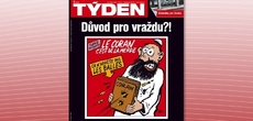 Titulní strana aktuálního vydání časopisu Týden.