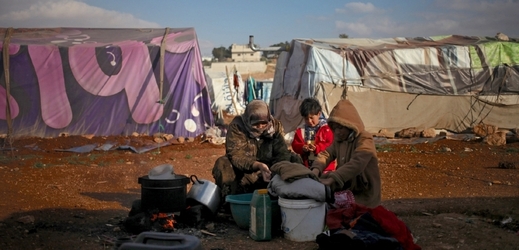 Uprchlický tábor pro Syřany v Jordánsku.