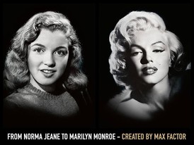 Značka se sloganem "Make-up maskérů filmových hvězd" si jako novou tvář vybrala Marilyn Monroe.