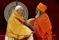Srí lanka - papež na hinduistický klerik.
