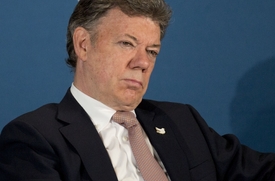 Kolumbijský prezident Juan Manuela Santos.