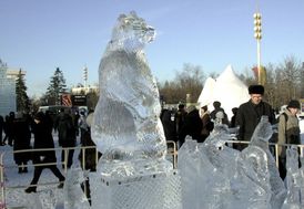 Tento víkend můžete vidět ledové sochy hned na třech místech.