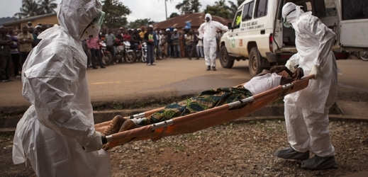 Oběti eboly v Libérii.